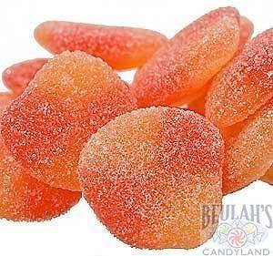 Haribo Gummi Peaches peach slices bulk gummy candy 1 pound