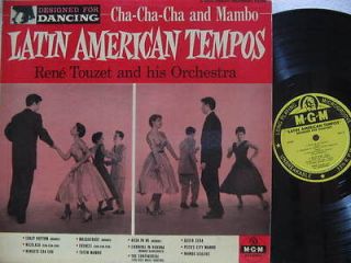 RENE TOUZET latin america LP LATIN AMERICAN TEMPOS MGM