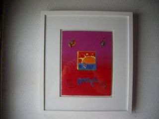 Peter Max Mix Media, You love Peter, you know this piece/gallerie COA 