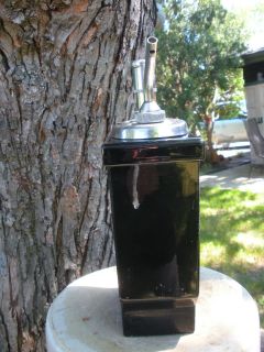 Old Porcelain Soda Fountain Dispenser Pump w/Oval Top