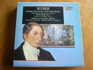 Weber Grand Piano Concerto 1, Konzertstuck   Maria Littauer, Hamburg 