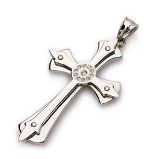 silver cross pendant in Pendants