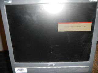 Philips 150S3 15 LCD Flat Screen Monitor 1024x768 Display VGA