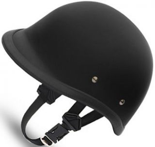   BLACK Polo / Jockey NOVELTY Motorcycle Half Helmet LOW PROFILE 1003B