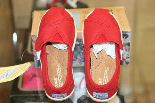 TINY TOMS CLASSIC CANVAS RED