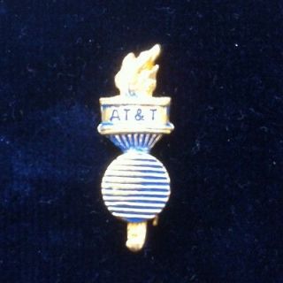 AT&T OLYMPIC TORCH, Lapel / Hat Pin   1984 Olympic Games