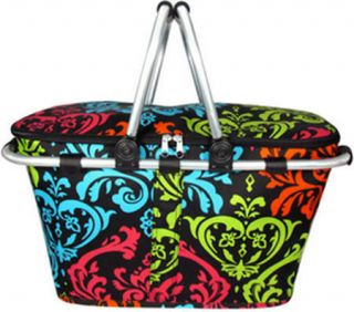   Collapsible Insulated Market Picnic Basket Reusable Eco Tote Bag