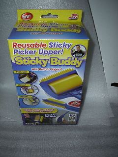 STICKY BUDDY reusable sticky picker upper! w/ Free Travel size ~ As 