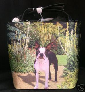 Boston Terrier Purse Handbag New Dog Picture Purse