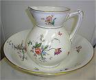 Large pitcher Victorian pitcher and bowl set