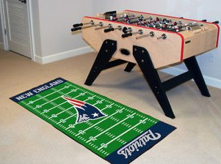   Patriots NFL 29 x 72 Football Field Runner Area Rug Floor Mat
