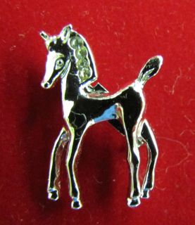   Costume Jewelry Silver Tone Horse Pin or Brooch NEW! 1 x 3/4