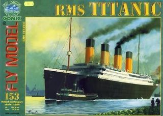 FMGomix153 RMS Titanic British passenger liner 1912, 1/200 Card model