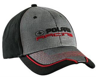 OEM Polaris Glare Black/Silver Fitted Hat Ball Cap One Size Fits Most 