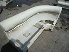 PONTOON CORNER COUCH LEFT SIDE WHITE 72 FURNITURE BOAT SEATS A 6
