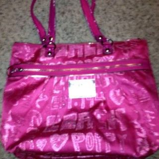 Rare Coach Poppy Hot Pink Tote Purse! Pre owned In Excellent Condition 