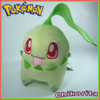Nintendo Pokemon Pokedoll Chikorita Plush Toy Stuffed Animal Soft Doll 