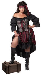 Brand New Pirate Wench Adult Plus Size Halloween Costume
