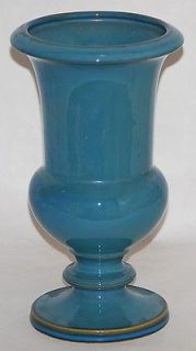 Roseville Pottery Rozane Pattern Art Deco Blue Vase 5 8