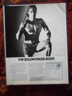   Print Ad Bullworker X5 Bodybuilding Fitness Machine ~ Bullworker Body