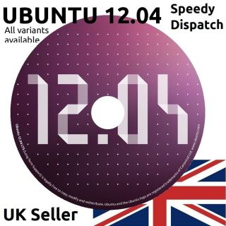 Ubuntu Desktop 12.04 LTS 32 bit / 64 bit linux Live CD PC / Laptop 