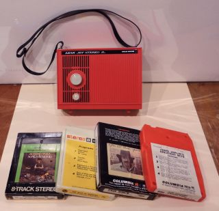 portable 8 track player in 8 Track Players