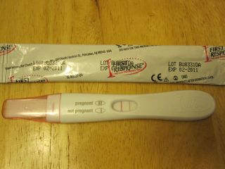 First Response Real Positive Pregnancy Test   Prank/Joke/Bab​y