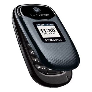 Verizon Samsung SCH U360 Smooth Cell Phone Dark Grey/Black Used Fair