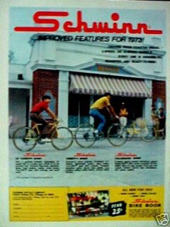   Bicycles~Varsity Sport~Collegiate Mall Shop Bike Riding Print AD