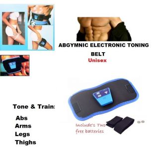 NEW ABGYMNIC TONER TONING EXCERCISE FITNESS BELT FIRM BOOST ABS SEXY 