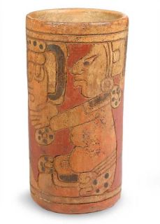 MAYAN HERITAGE Ceramic Decorative VASE Handmade ART