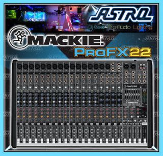   22 Professional Effects Mixer With USB 22 Channel 4 Bus Pro FX 22