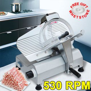   10 Blade Electric Meat Slicer 240w 530RPM Deli Food Cheese Veggies