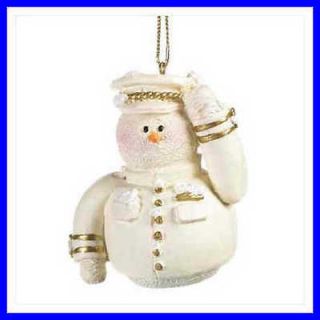 Snowberry Cuties AIR FORCE Figurine Christmas Ornament