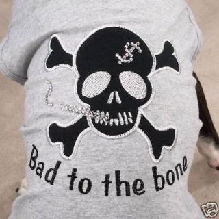   chihuahua toy poodle DOG BIKER SHIRT ZACK ZOEY clothes BAD TO THE BONE
