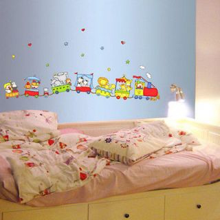   Circus Wall Stickers Nursery Childs Room Bedroom Magic Elephant New