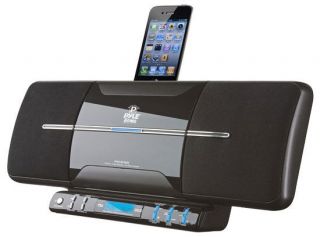 Pyle Flat Panel Motorized CD Player System W/ iPod/iPhone Dock & Aux 