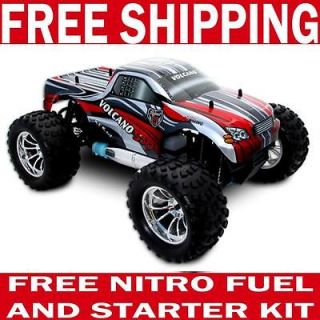 Volcano S30 Nitro Gas 4wd Off Road 2.4Ghz RC Truck w/ STARTER FUEL 