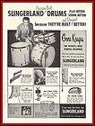 VINTAGE 1965 Slingerland GENE KRUPA Deluxe Drum Set Hardware