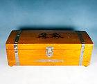   Dome Chest Wood Storage Box With Ships   Toy Pirate Treasure Chest