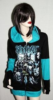Slipknot Metal Punk Rock DIY Funky Hoodie Zip Up Jacket Top