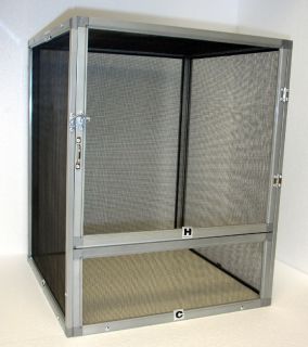   chameleon cage B GRADE CAGES   CHEAP 12X10X10 MINI SCREEN CAGE