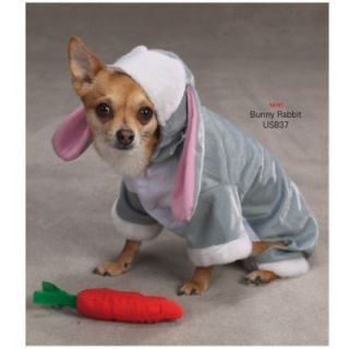 NEW BUNNY RABBIT w/toy Halloween Dog Costume Clothes