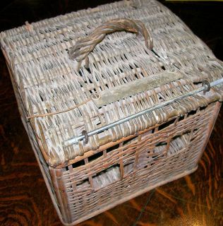 Wicker Crate 2 Birds that Mons Stassart shipped Ibrahim to Heitzman 