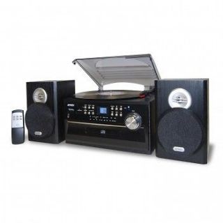   33/45/78 RPM Record Player + CD/Cassette Player Radio COMBO SYSTEM NEW