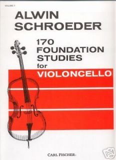 Alwin Schroeder 170 Foundation Studies for Cello Vol.1