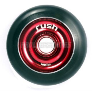 Rush Black / Red Metal Core 100mm Scooter Wheel