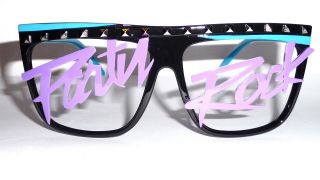 80s Club Party Rock LMFAO Neon Retro Dance glasses ****