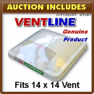 Ventline Genuine Replacement Roof Vent Cover   White   fits14x14 RV 