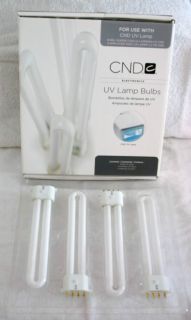 CND SHELLAC UV LAMP REPLACEMENT TUBES / BULBS 9w
